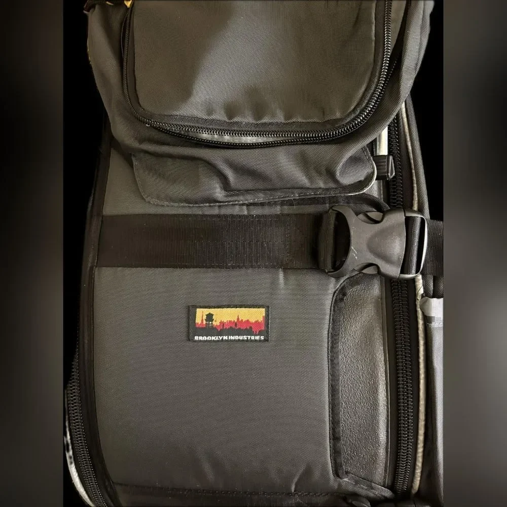 Brooklyn Industries Travel Backpack Carry On Hiking Laptop Gear Built-in hood